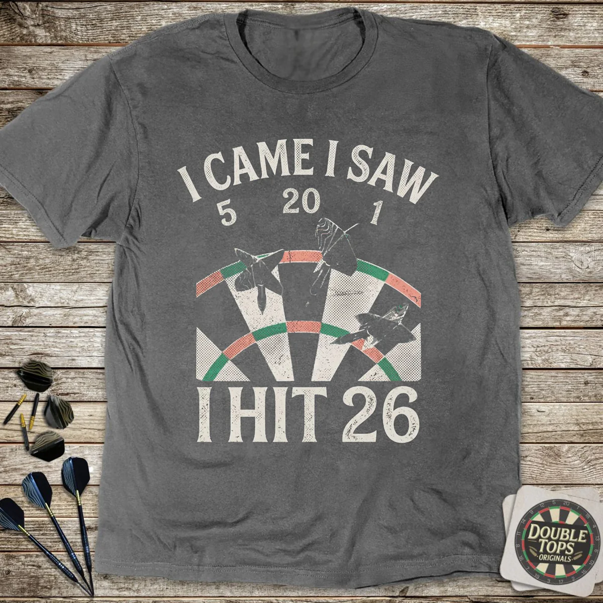 I Came I Saw I Hit Twenty Six T-Shirt - Image 2
