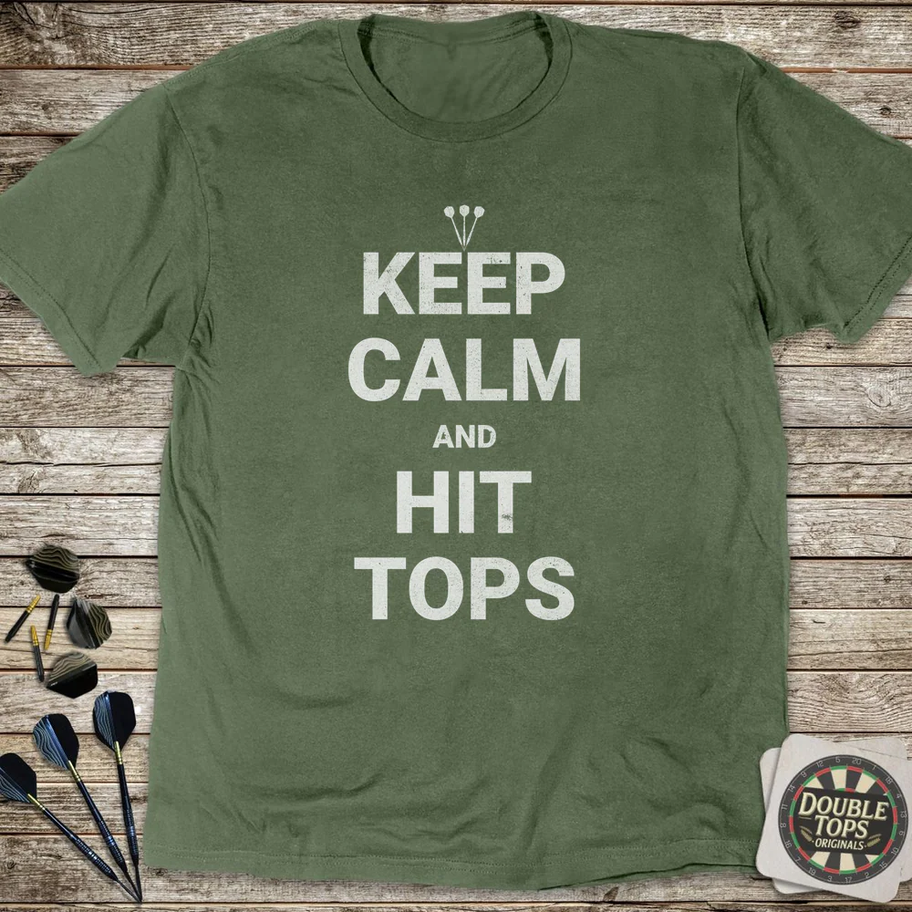 Keep Calm And Hit Tops T-Shirt - Image 4